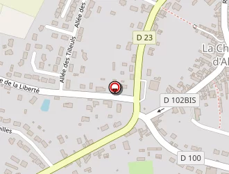 Carte de Garage P. Ferrand à Chapelle-d'aligné (la)