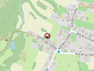 Carte de Laforest Thierry à Auxelles-bas