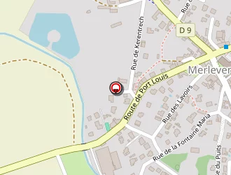 Carte de Le Safran à Merlevenez