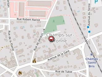 Carte de Salle De Sport à Champs-sur-yonne