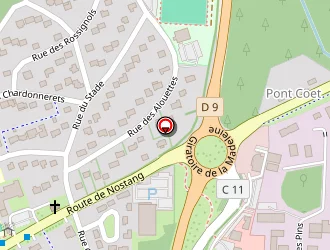 Carte de Intermarché à Merlevenez