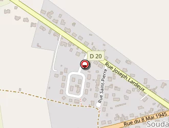 Carte de F.s.m Potier à Soudan