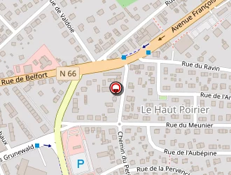 Carte de Supermarket Dornach à Mulhouse