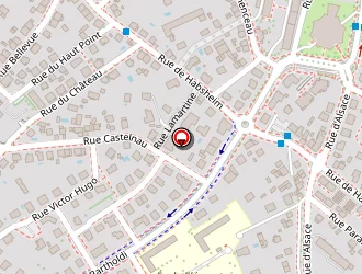 Carte de Ecole Bartholdi à Riedisheim