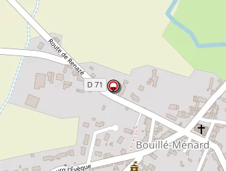 Carte de Ecole Privée Mixte à Bouillé-ménard