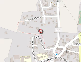 Carte de Ty Bara à Plumergat