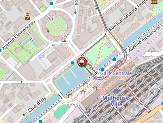 Carte de Boutique Sncf à Mulhouse