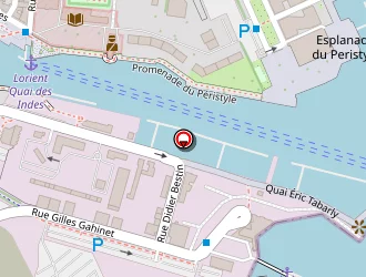 Carte de Centre Nautique De Lorient à Lorient