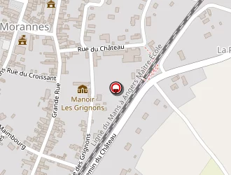 Carte de Centre De Soins Morannes à Morannes