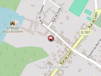 Carte de Le Nuage à Bussière (la)