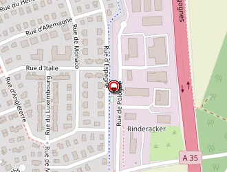 Carte de Mulhouse Air Service à Rixheim