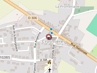 Carte de Ecole Publique à Crosmières