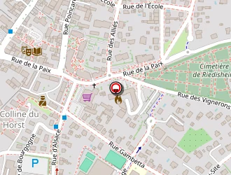 Carte de Cosec à Riedisheim