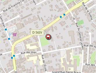 Carte de Ecole Primaire Du Centre à Rixheim