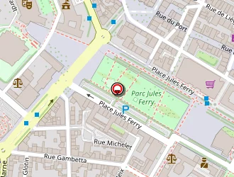 Carte de Bureau Information Jeunesse à Lorient