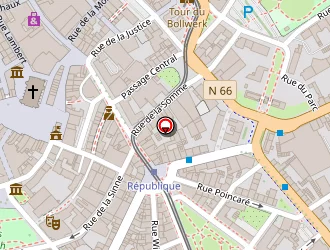 Carte de Pôle Emploi à Mulhouse