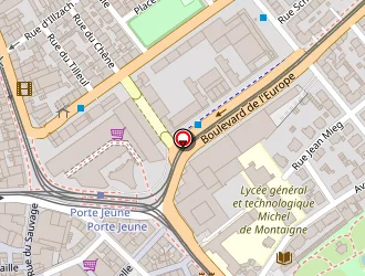 Carte de Boutique Sfr à Mulhouse