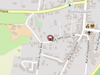 Carte de R.i.s. à Pontvallain