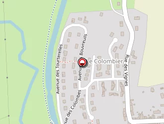 Carte de Terrain De Tennis à Rogny-les-sept-écluses