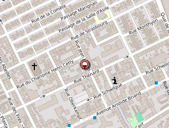 Carte de L'coiff à Mulhouse