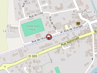 Carte de La Poste à Ruillé-sur-loir