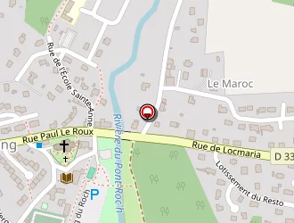 Carte de Le Bihan à Nostang