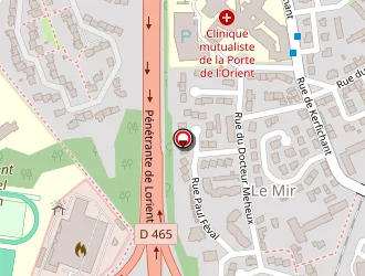 Carte de Aux Pierres Chaudes à Lorient