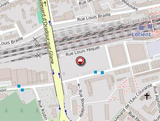 Carte de Christal Services à Lorient