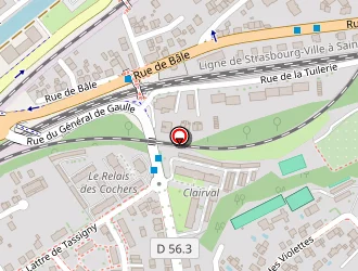 Carte de Alizes à Riedisheim