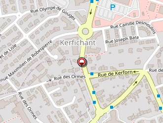 Carte de Saint Joseph - La Salle - Lorient à Lorient