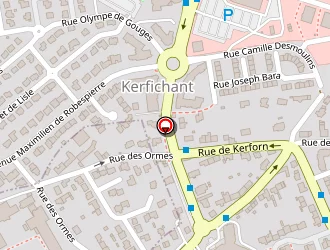 Carte de Elres à Lorient