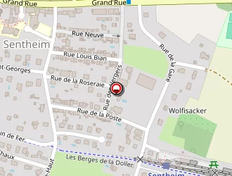 Carte de La Poste à Sentheim