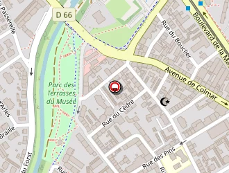 Carte de Gymnase Lambert à Mulhouse