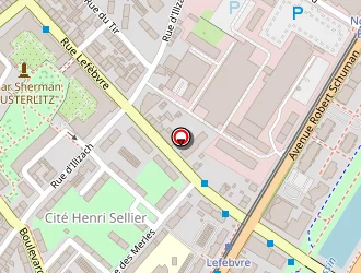 Carte de Home Saint-jean à Mulhouse