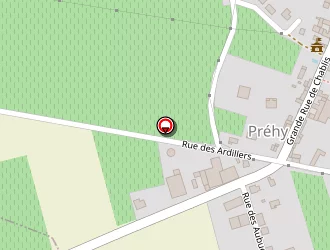 Carte de Legland Bernard à Préhy