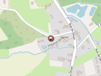 Carte de Le Dinan à Thoiré-sur-dinan