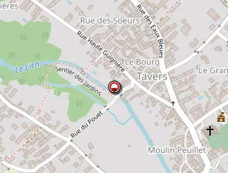 Carte de Café Des Eaux Bleues à Tavers