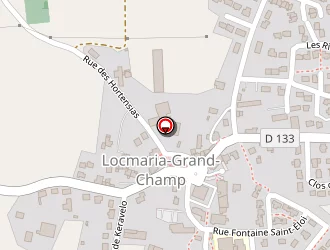 Carte de Renault Locqueltas Automobiless à Locmaria-grand-champ