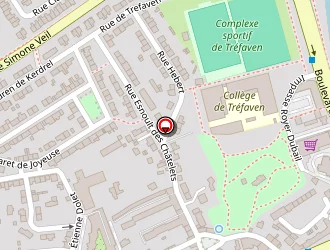 Carte de College Kerentrech à Lorient