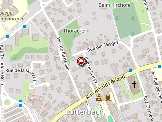 Carte de Oesterle Mobilier Urbain à Lutterbach