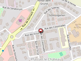 Carte de Aldi Marché à Pfastatt