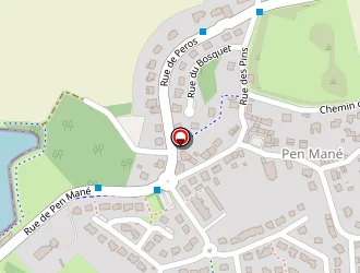 Carte de Capoen Frédy à Lanester