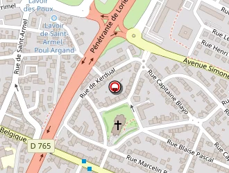 Carte de Domlivradom à Lorient