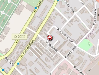 Carte de Hireche Nourdine à Mulhouse