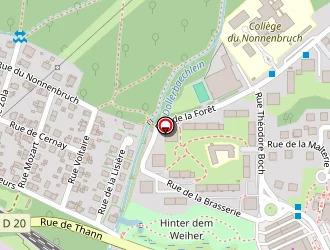 Carte de Ecole Maternelle à Lutterbach