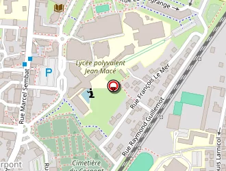 Carte de Sema Construction à Lanester