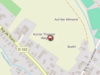 Carte de Stade Municipal à Aspach-le-bas