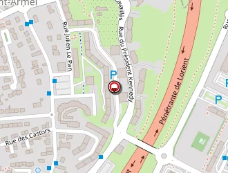 Carte de Inexa Assurances à Lorient