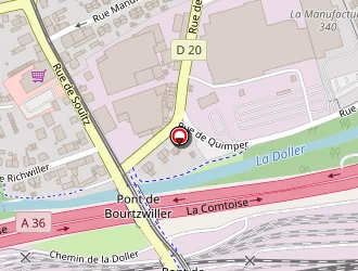 Carte de Electroservices 68 à Mulhouse