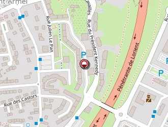 Carte de Le Goff à Lorient